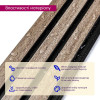 Рейка декоративна PS 2900х120х12мм Сіро-коричневий SW-00001744