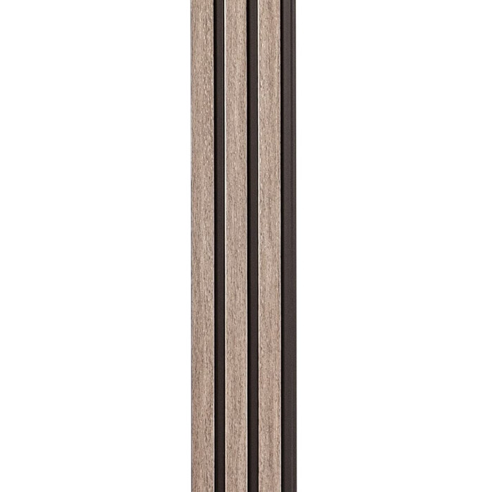 Рейка декоративна PS 2900х120х12мм Сіро-коричневий SW-00001744