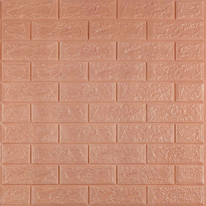 Панель стеновая 3D 700х770х5мм (кирпич) кофе с молоком (D) SW-00001801