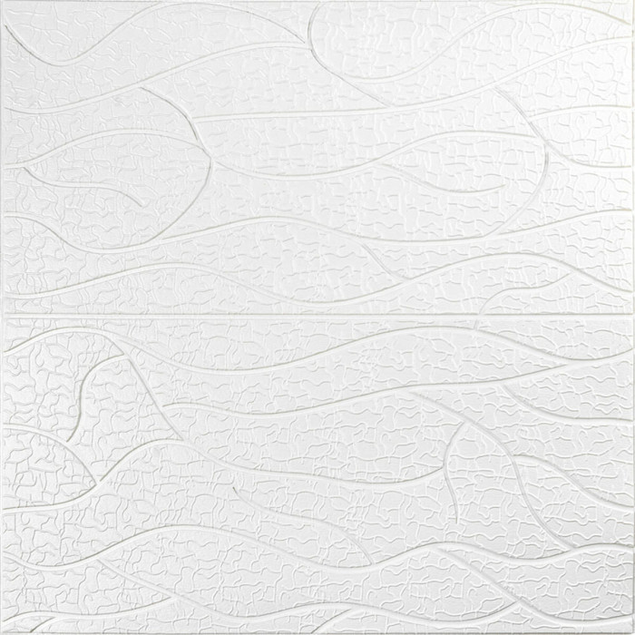 Панель 3D 700х700х6мм Білий SW-00001948