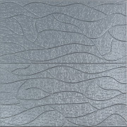 Панель 3D 700х700х6мм Срібло SW-00001951