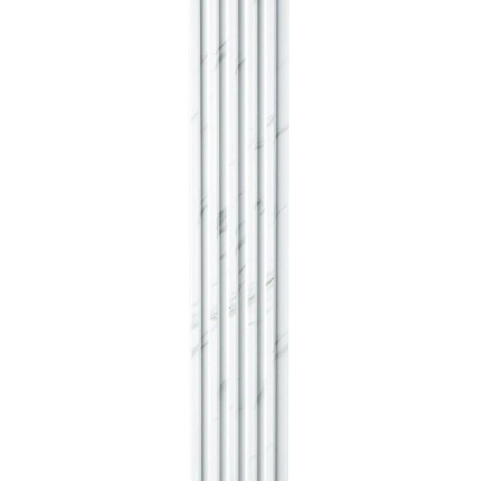 Рейка декоративна PS 2900х120х12мм Білий мармур SW-00002134